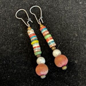 NWT- Colorful Beaded Earrings